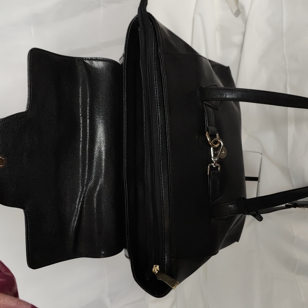 Versace 1969 Simulated Leather Pebbled Tote Bag / shoulder bag - Picture 9 of 15